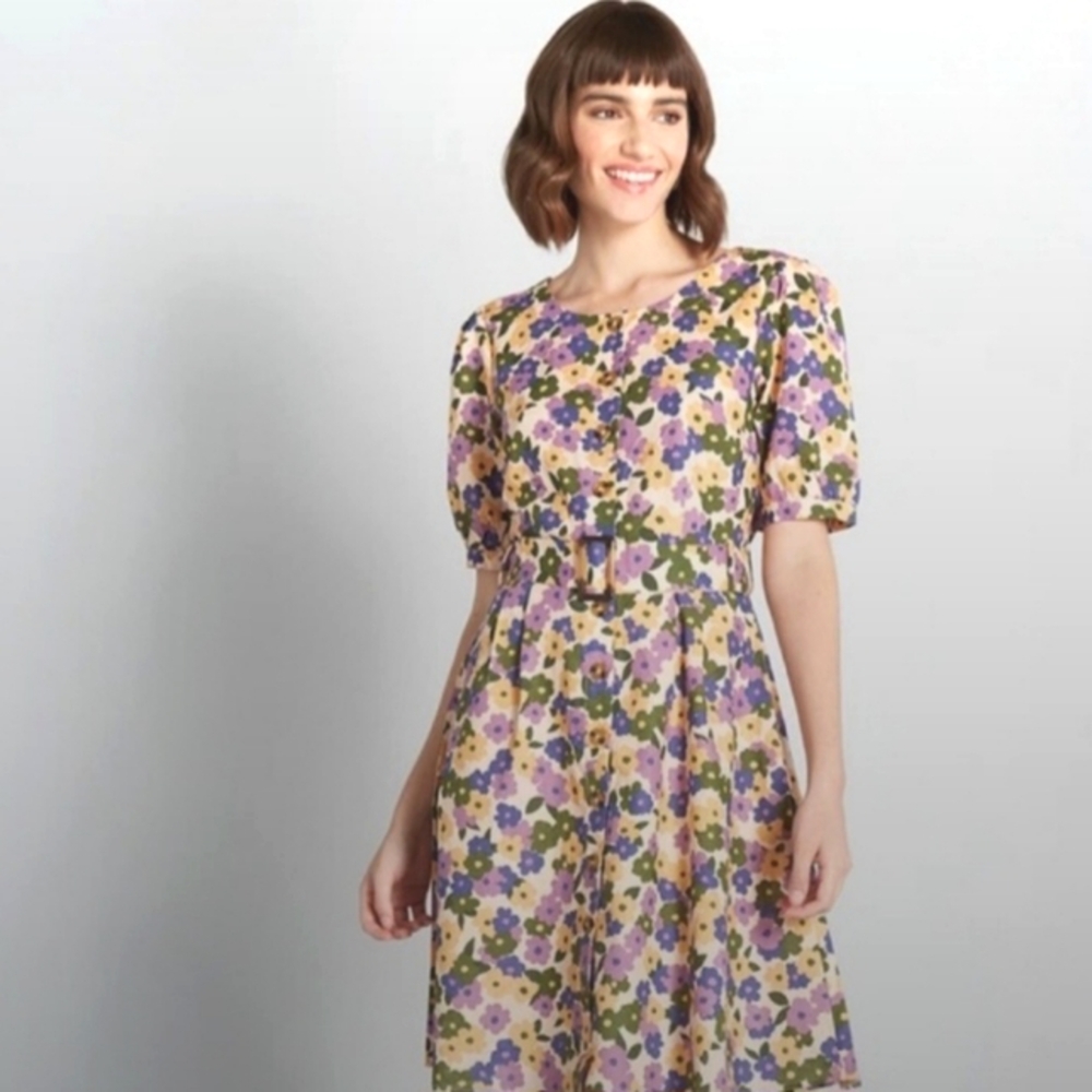 Princess Highway Modcloth Boldest Blooms Dress